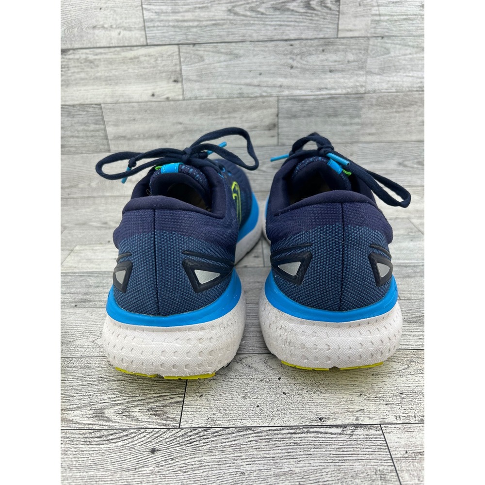 Brooks Glycerin 19 Men Running Shoes Navy Blue Lime 1103561D443 Size 9.5D - Picture 7 of 16